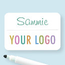Search for reusable name tags Your logo here