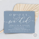 Search for we did it invitations Simple