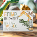 Recherche de dino invitations D'anniversaire de dino