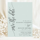 Search for mint save the dates Minimalist