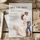 Search for rodeo wedding save the dates Country