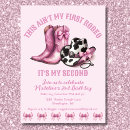 Search for boot shaped birthday invitations Coquette
