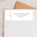 Search for engagements rectangle stickers Return address