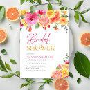 Recherche de orange bridal shower invitations Fleur sauvage