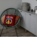 Search for peace sign pillows Groovy