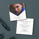 Search for triangle business cards Social media