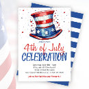 Search for red white and blue invitations Digital