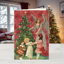 Search for non religious christmas cards Vintage
