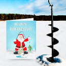 Search for funny fishermans cards Santa claus