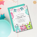 Search for little monster invitations Turning one