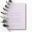 Recherche de lilac mariage invitations De lavande