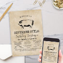 Search for pig party invitations Cookout