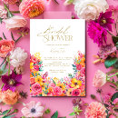 Search for floral bouquet bridal shower invitations Watercolor flower bouquet