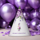 Search for purple paper party hats Lavender