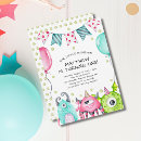 Search for little monster invitations Turning one