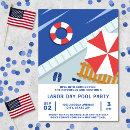 Search for labour day invitations Red white and blue