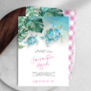 Search for gingham baby girl shower invitations Watercolor