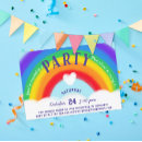 Recherche de pastel rainbow invitations Enfants