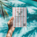 Recherche de partie de club de tennis invitations Rose et vert