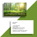 Search for forestry business cards Landscaper