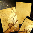 Search for love birds wedding invitations Flowers