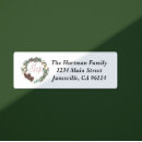 Search for pinecone return address labels Christmas wreath
