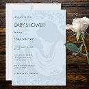 Recherche de silhouette baby shower invitations Moderne