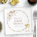 Search for brunch wedding napkins Pearls and prosecco