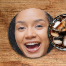 Recherche de visage dessous de verres Image