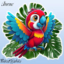 Recherche de macaw autocollants Coloré