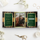 Search for hunter green and gold invitations All in one