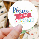 Search for do not bend stickers Handle with care