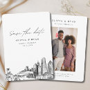 Search for downtown invitations Black and white