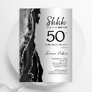 Search for silver 50th birthday invitations Luxury