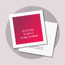 Recherche de rouge blanc cartes visite Moderne