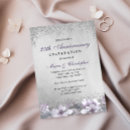 Search for anniversary party invitations Glitter