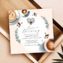 Search for coffee square invitations Brown