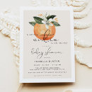 Search for clementine baby shower invitations Little cutie