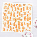 Recherche de chatte serviettes Aquarelle