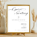 Search for no assigned seats wedding signs Open seating