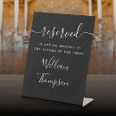 Search for reserved for father of bride wedding signs Remembrance