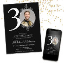 Search for surprise 30th birthday invitations Elegant