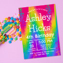 Search for tie dye party invitations Groovy