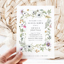 Search for pink orange bridal shower invitations Wildflowers