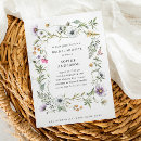 Search for pink orange bridal shower invitations Wildflowers