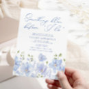 Search for something blue bridal shower invitations Modern