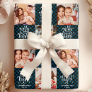 Recherche de multi photo papier cadeau Typographie