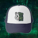 Recherche de tigre de casquettes Noir