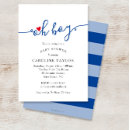 Search for red baby boy shower invitations Modern