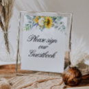 Recherche de sunflower wedding signs Élégant
